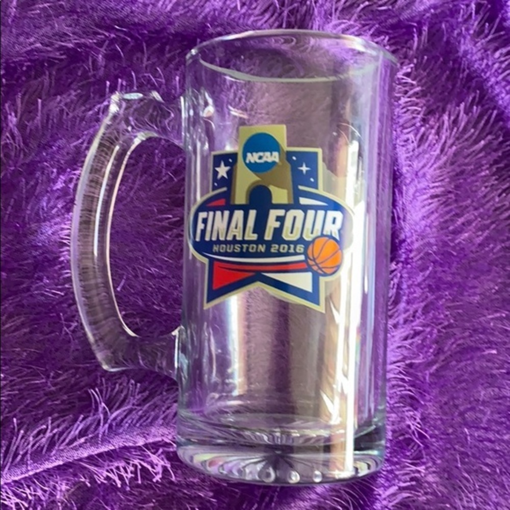 2016 Villanova NCAA Basketball National Champions Final Four Glass Beer Mug
